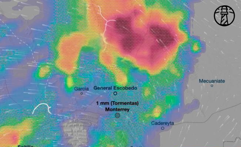 Pronostican lluvias fuertes por sistema frontal fuera de temporada en Nuevo León